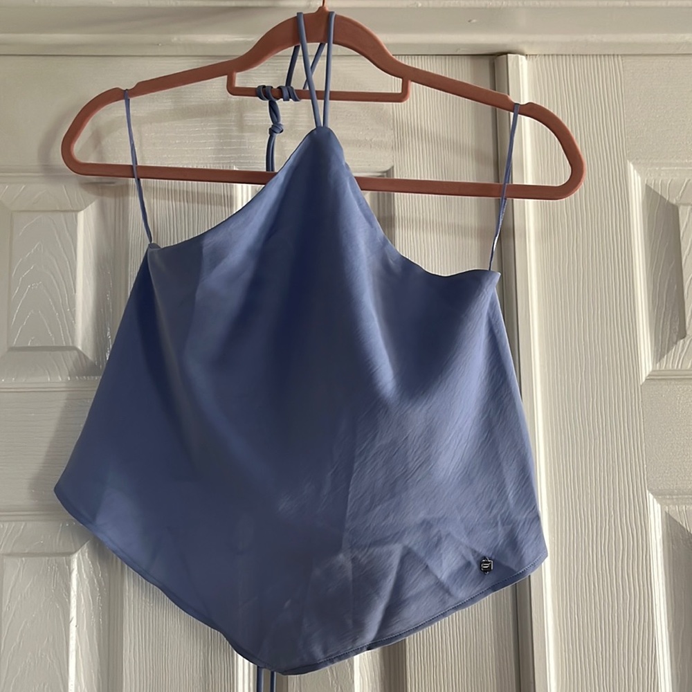 Scarf Top with Halter Neck. Large